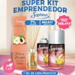 KIT 7 Difusores con Varillas Saphirus + 7 Aerosoles Saphirus