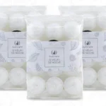 Velas de Noche Blancas x12