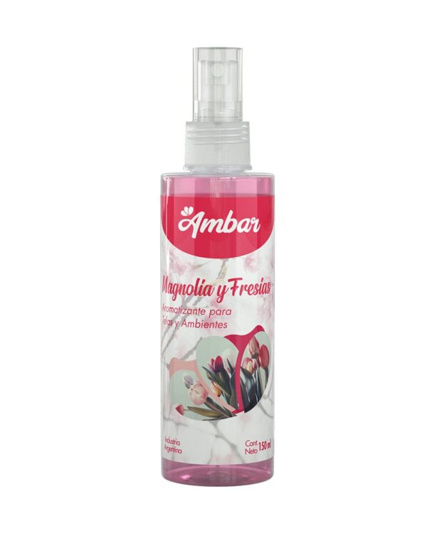 Textil Magnolia y Fresias AMBAR