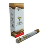 Sahumerio Charu Hexagonal ORO Y PLATA x20