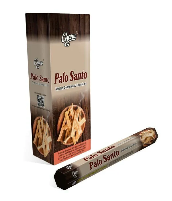 Sahumerio Charu Hexagonal PALO SANTO x20