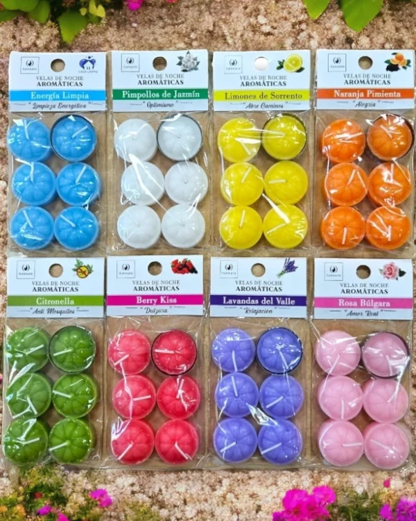 Velas Colgables Aromaticas x6 - Real Champa