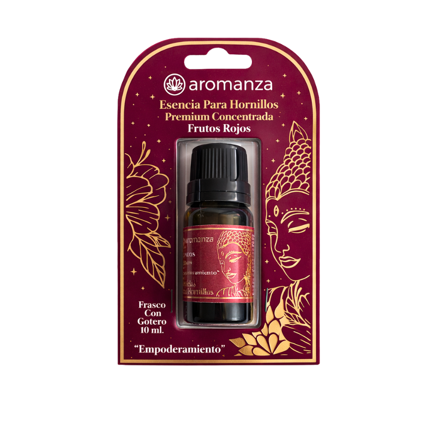 22 FRUTOS ROJOS - Aceite Esencial Aromanza Colgables10ML - Imagen 1