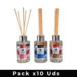 PACK DIFUSOR CON VARILLAS ILUMINARTE 125ML x10