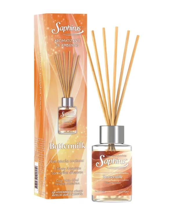 Butter Milk - Difusor con Varillas Saphirus 60ML
