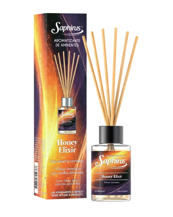 Honey Elixir - Difusor con Varillas Saphirus 60ML