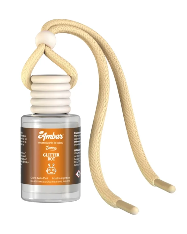 GLITTER BOT - Difusor para Auto AMBAR 10ML