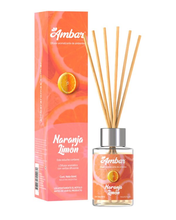 NARANJA LIMON - Difusor Aromático Ambar 60ML