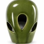Hornillo OVAL VERDE Cerámica 9cm